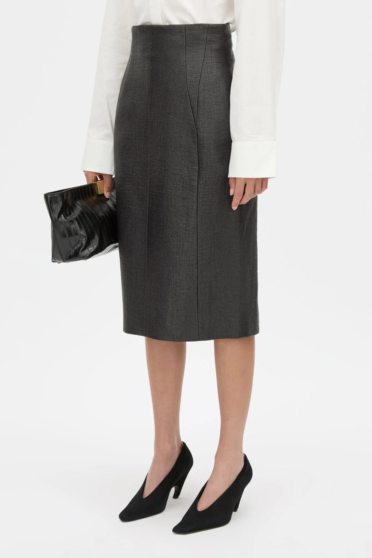Alpine Textured Midi Skirt - Image 2