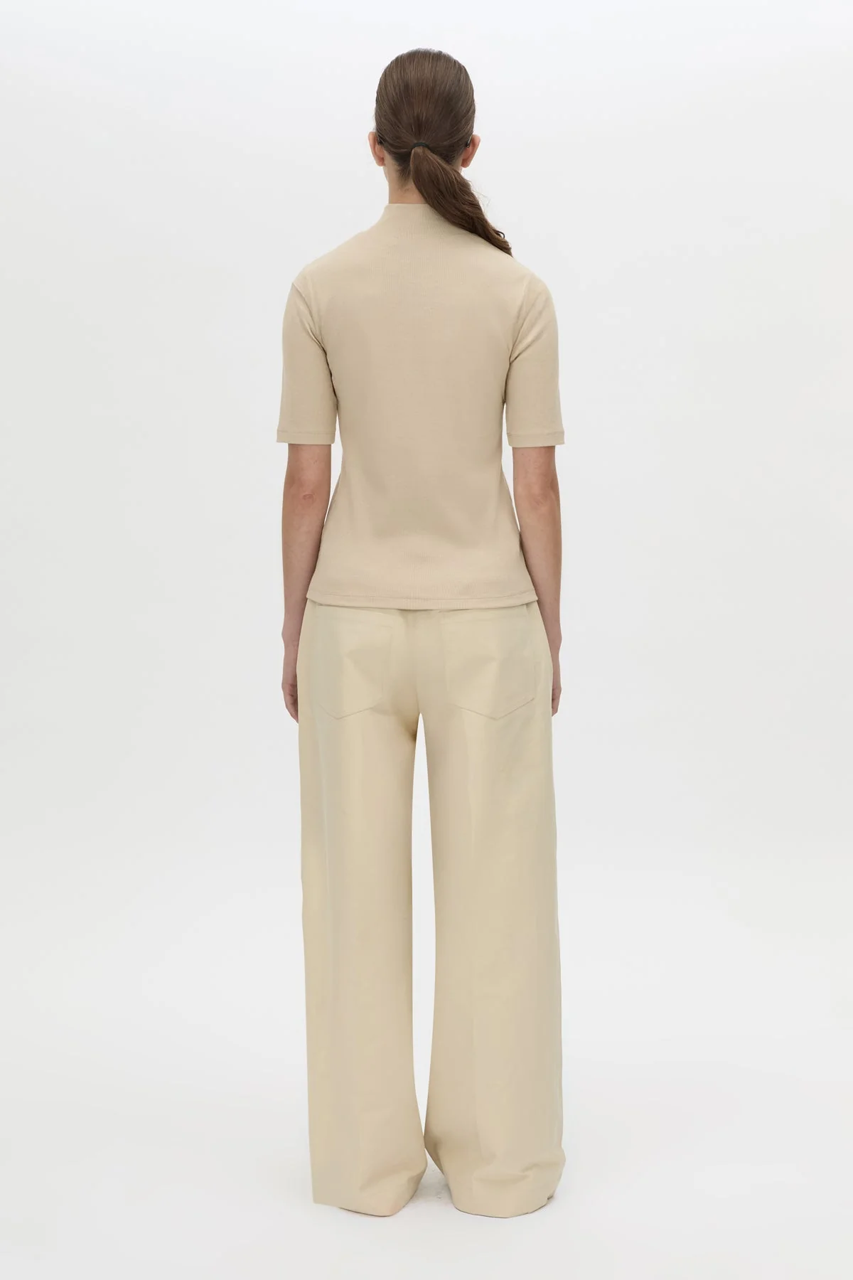 Aubrey Elbow Sleeve Rib Top - Image 5