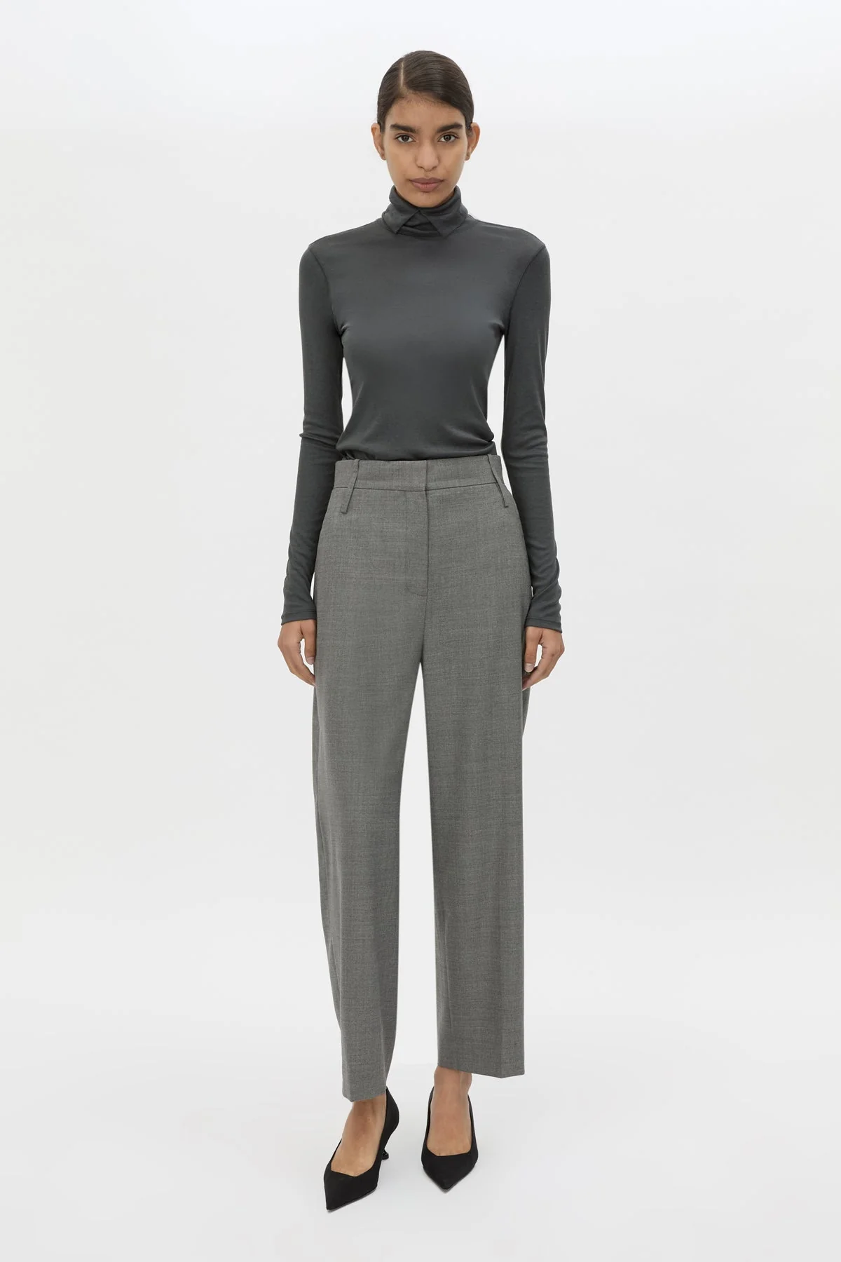 Barre High Neck Top