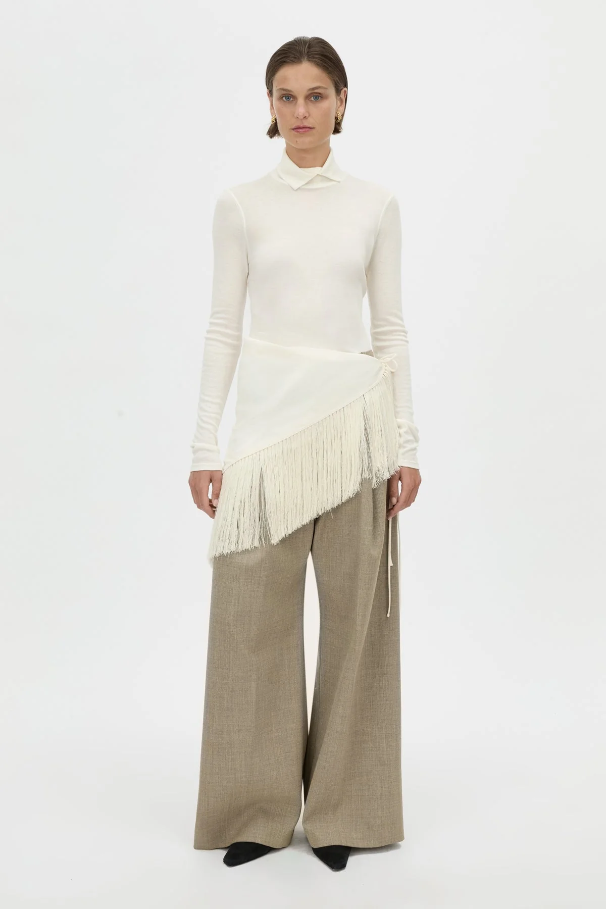 Barre High Neck Top