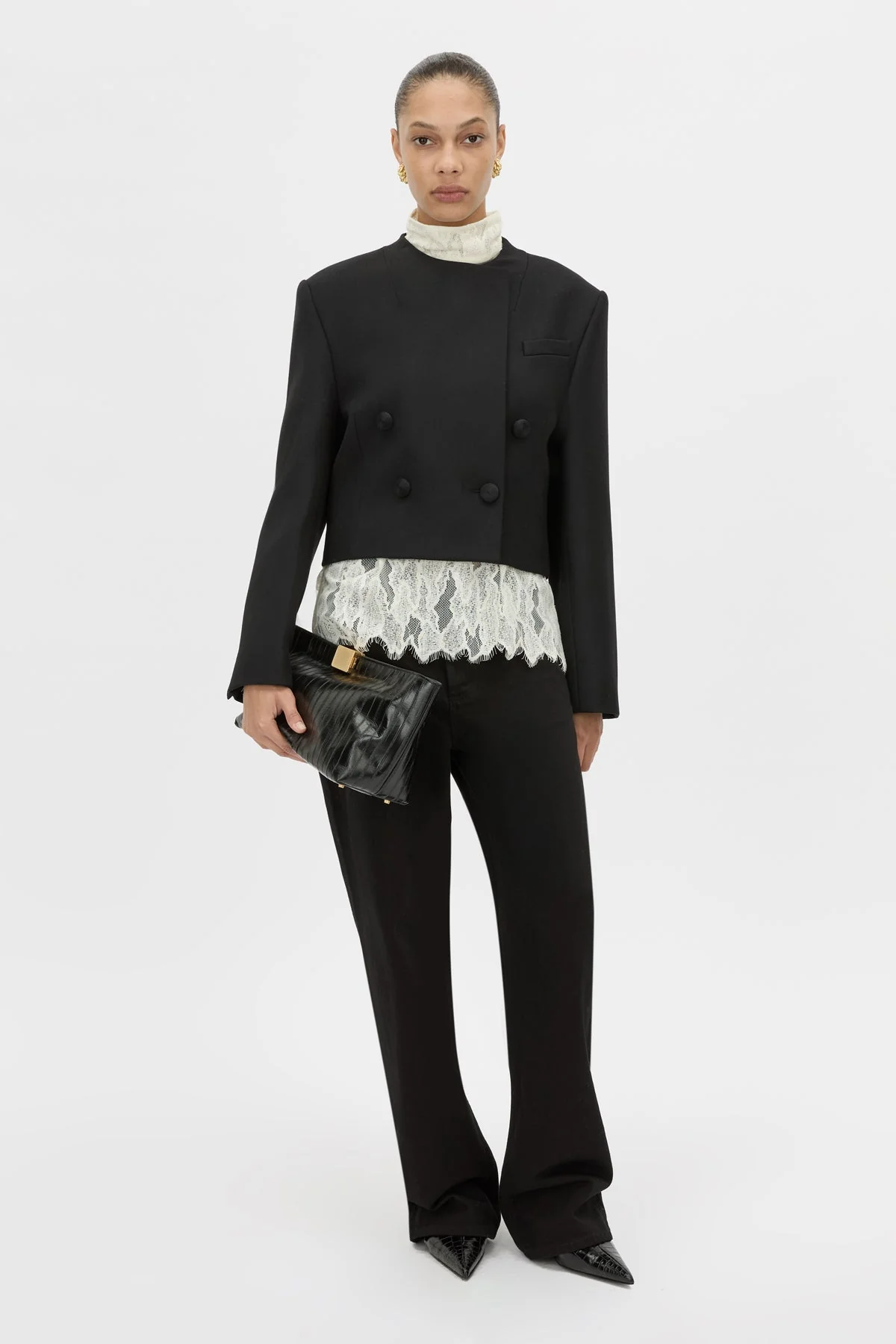 Caius Relaxed Cropped Blazer