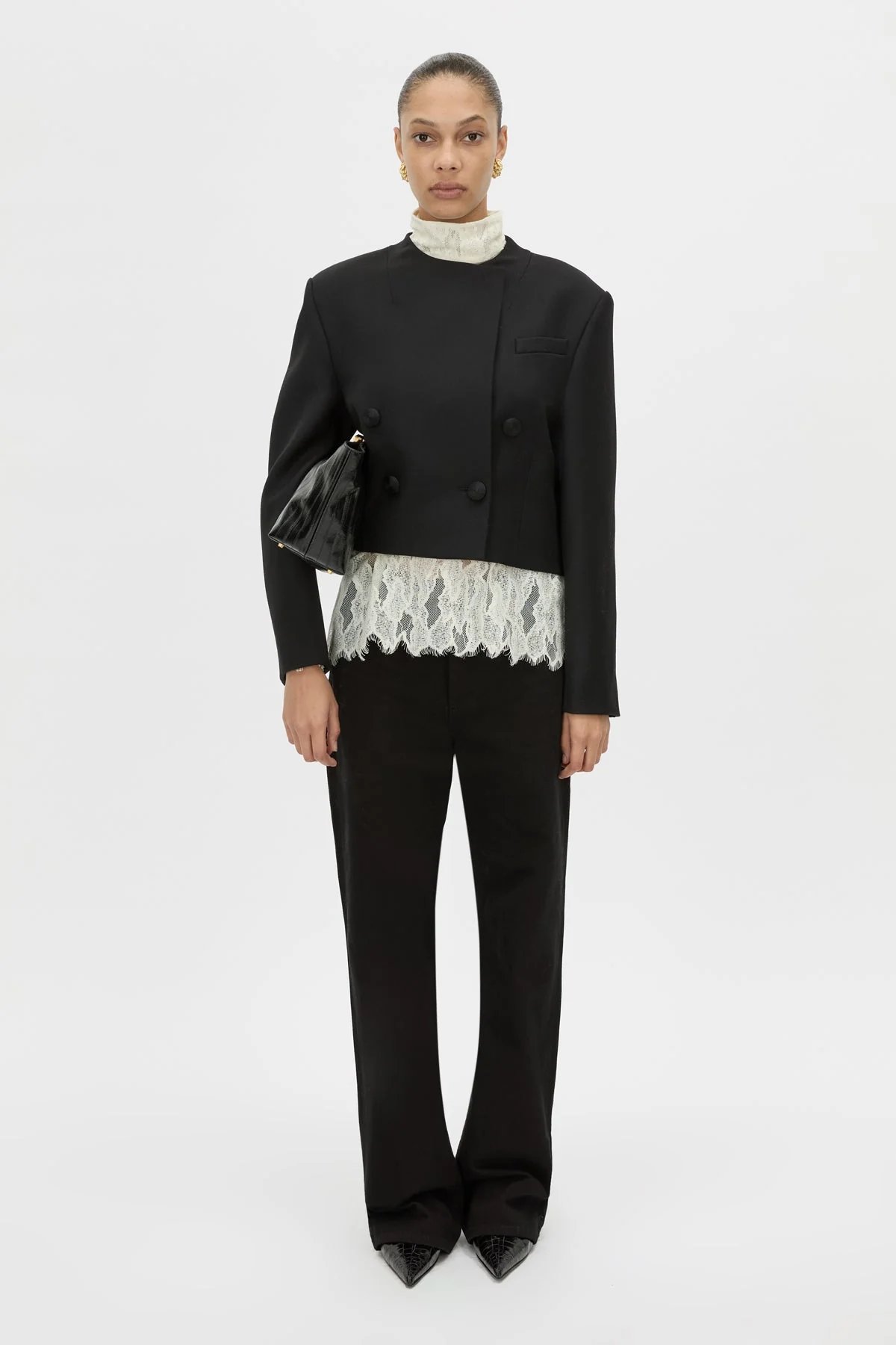 Caius Relaxed Cropped Blazer - Image 4