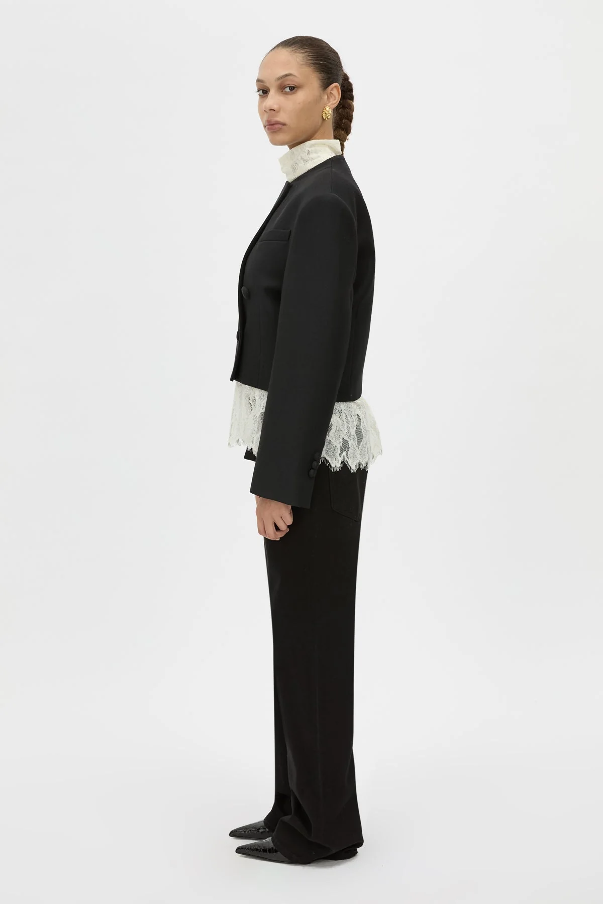 Caius Relaxed Cropped Blazer - Image 6