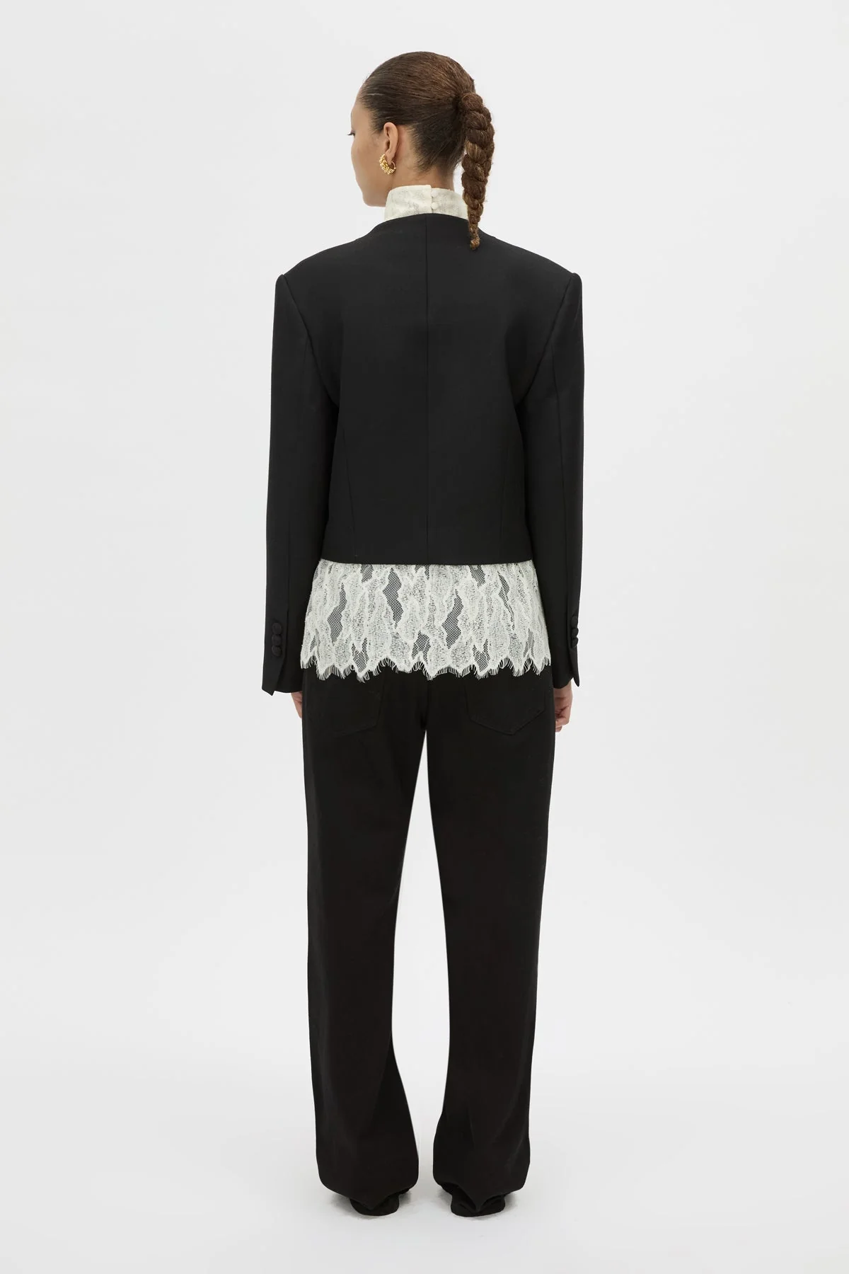 Caius Relaxed Cropped Blazer - Image 7