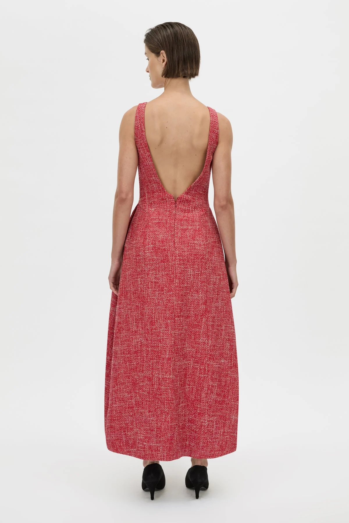 Carmine Scoop Back Midi Dress - Image 6