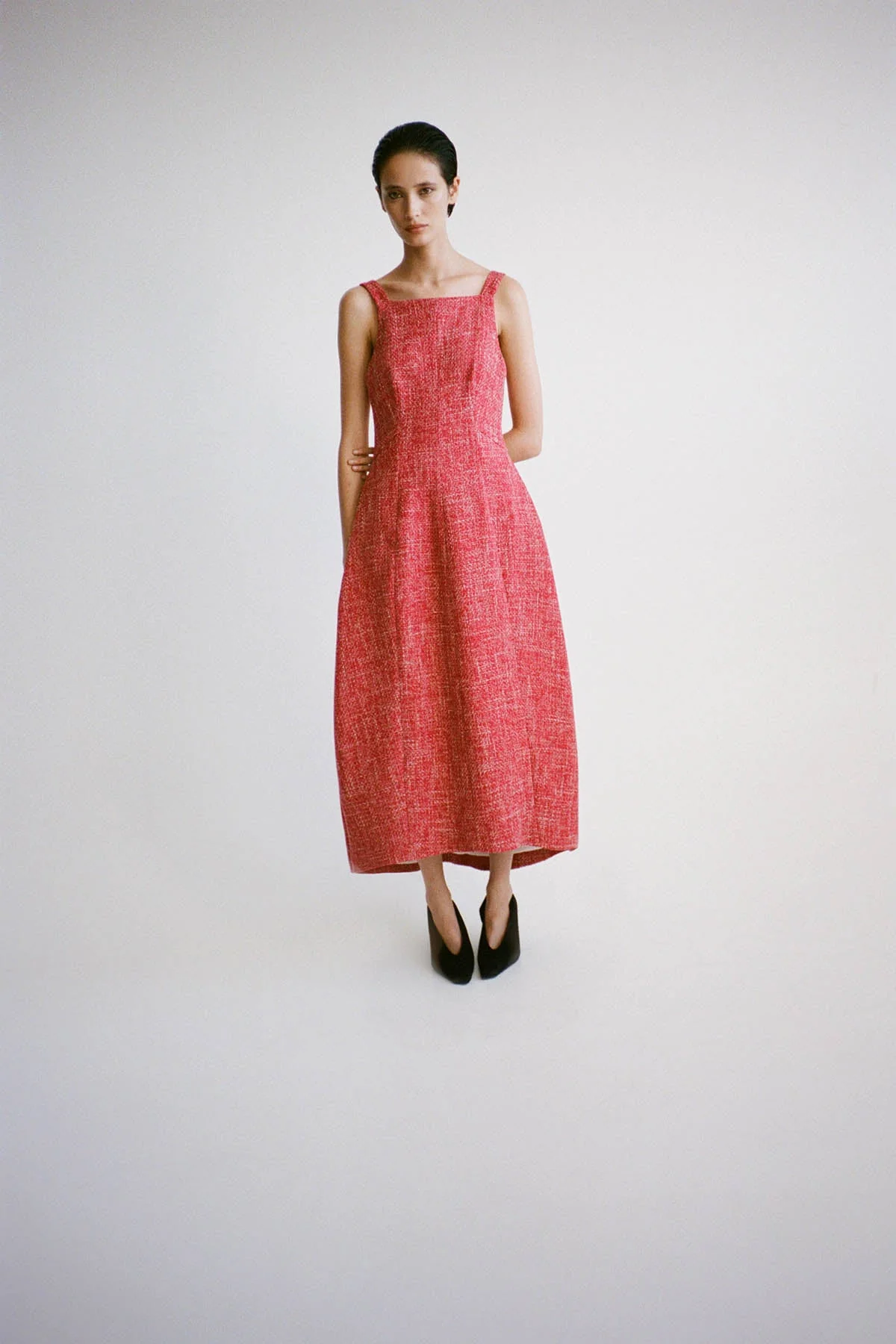 Carmine Scoop Back Midi Dress - Image 7