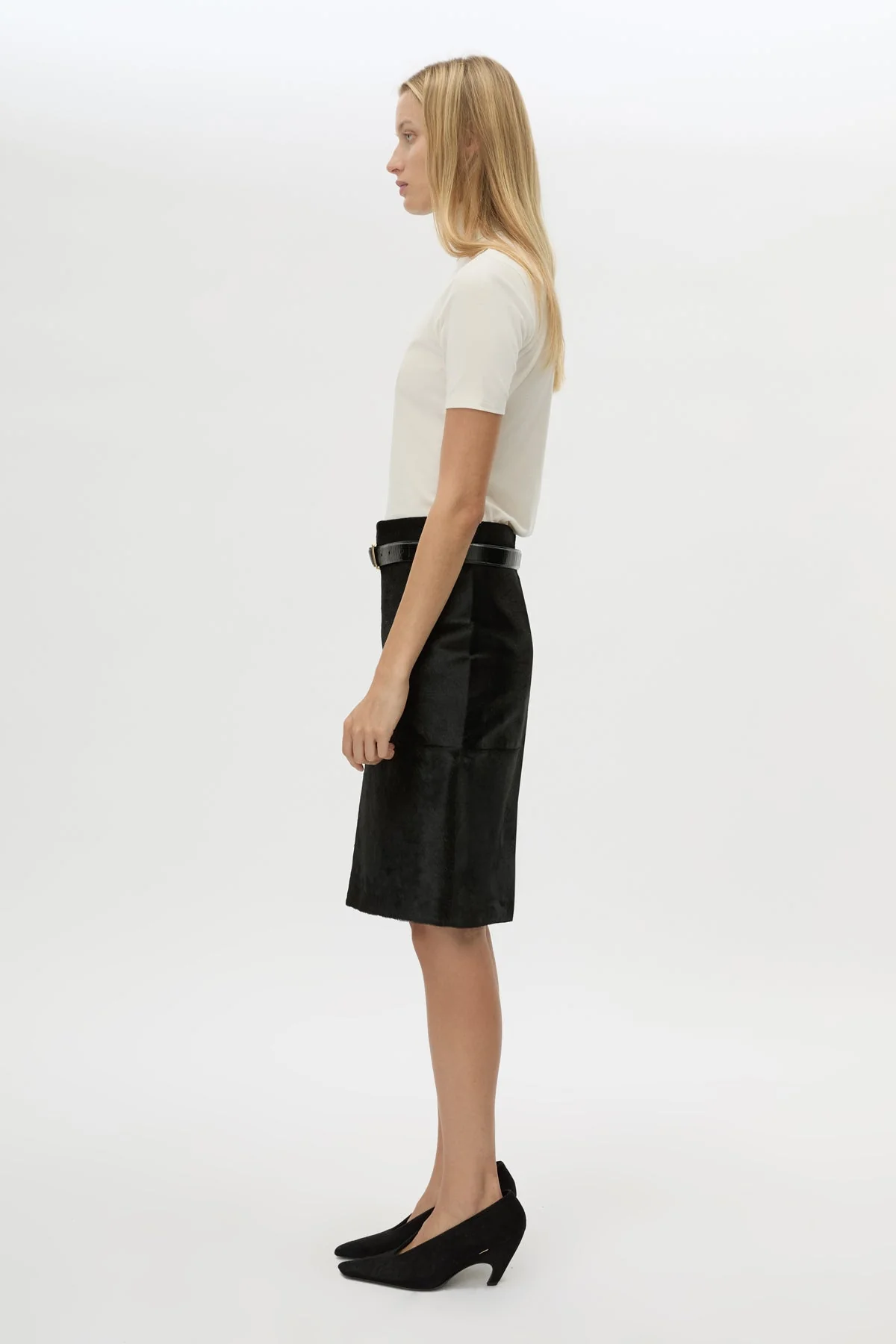 Contour Leather Skirt - Image 6