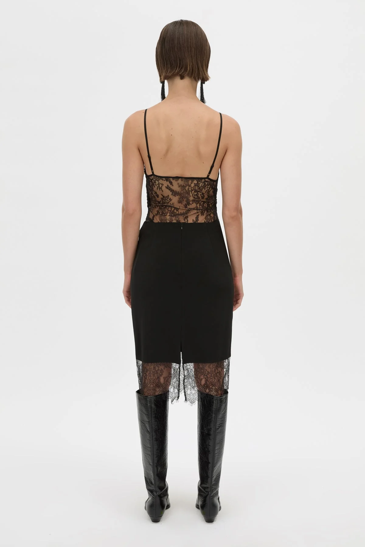 Cora V Neck Lace Bodysuit - Image 5
