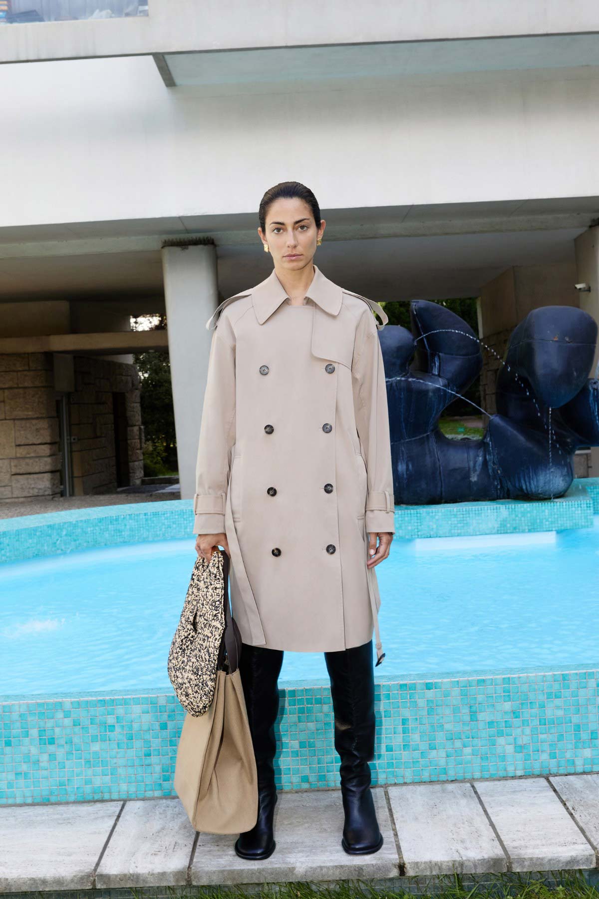 Evans Classic Knee Length Trench - Image 5