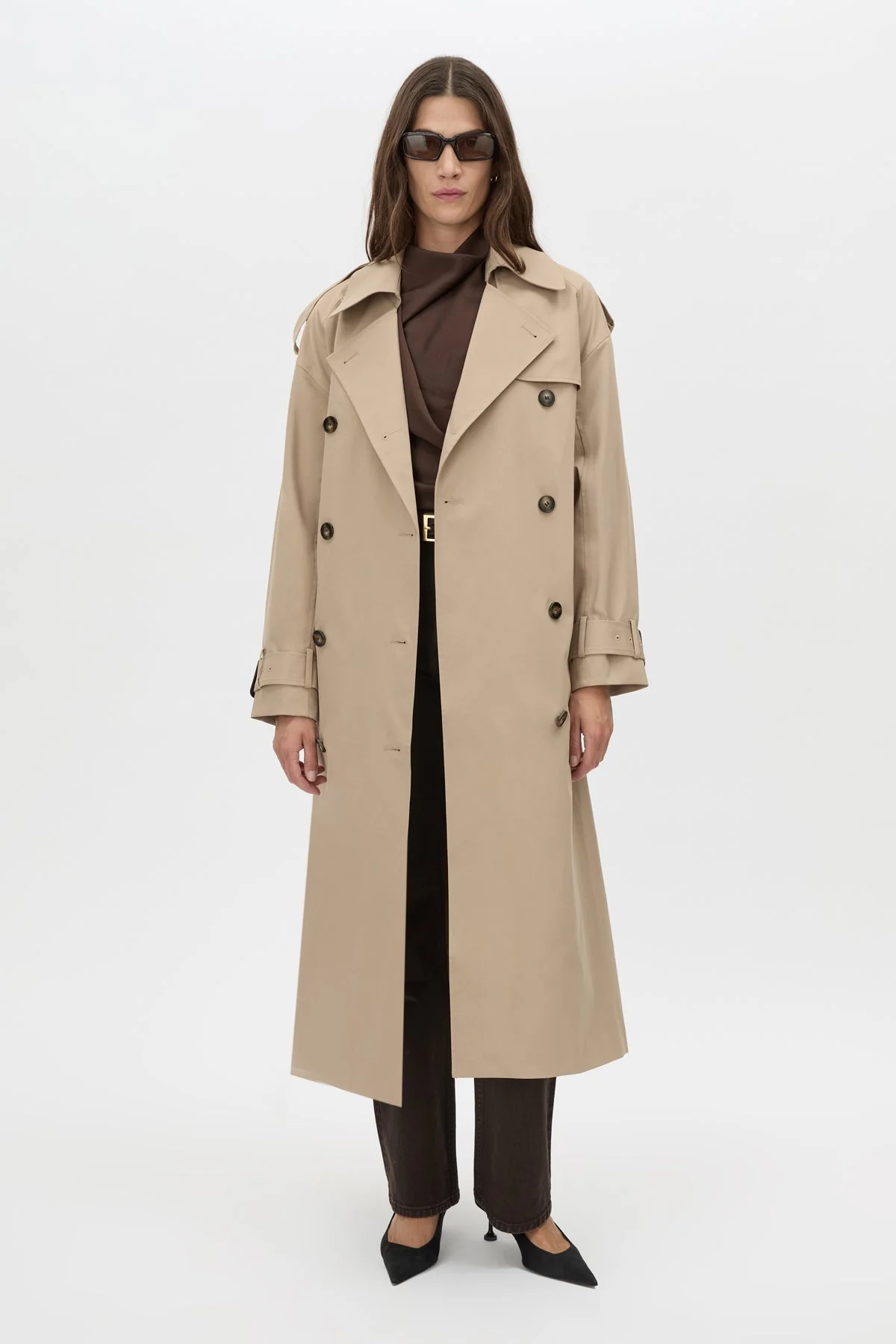 Evans Classic Trench Coat - Image 3