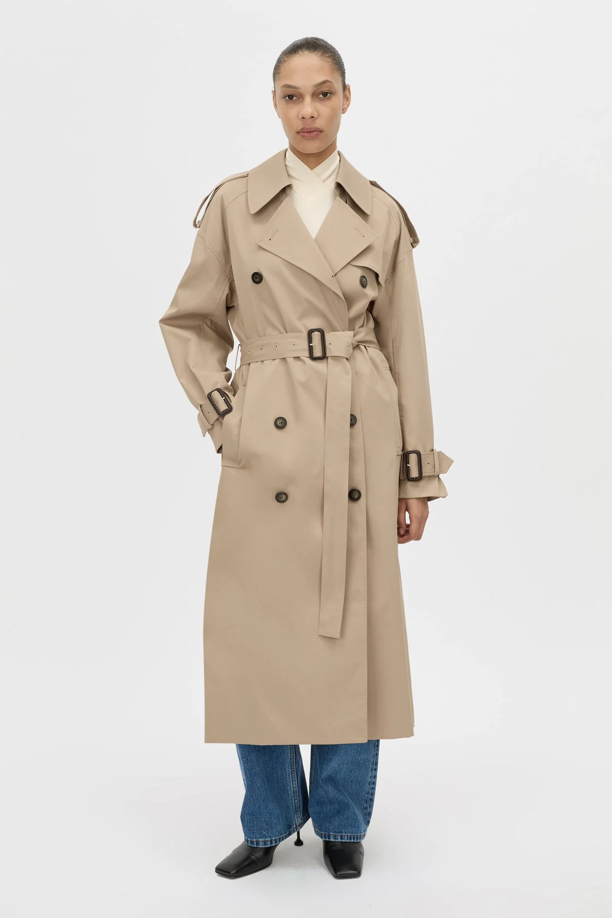 Evans Classic Trench Coat - Image 4