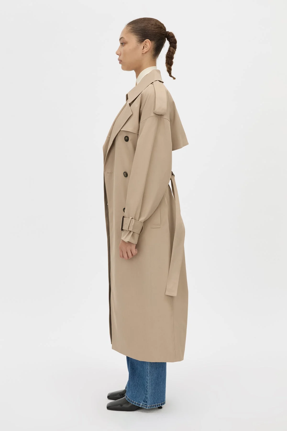 Evans Classic Trench Coat - Image 5