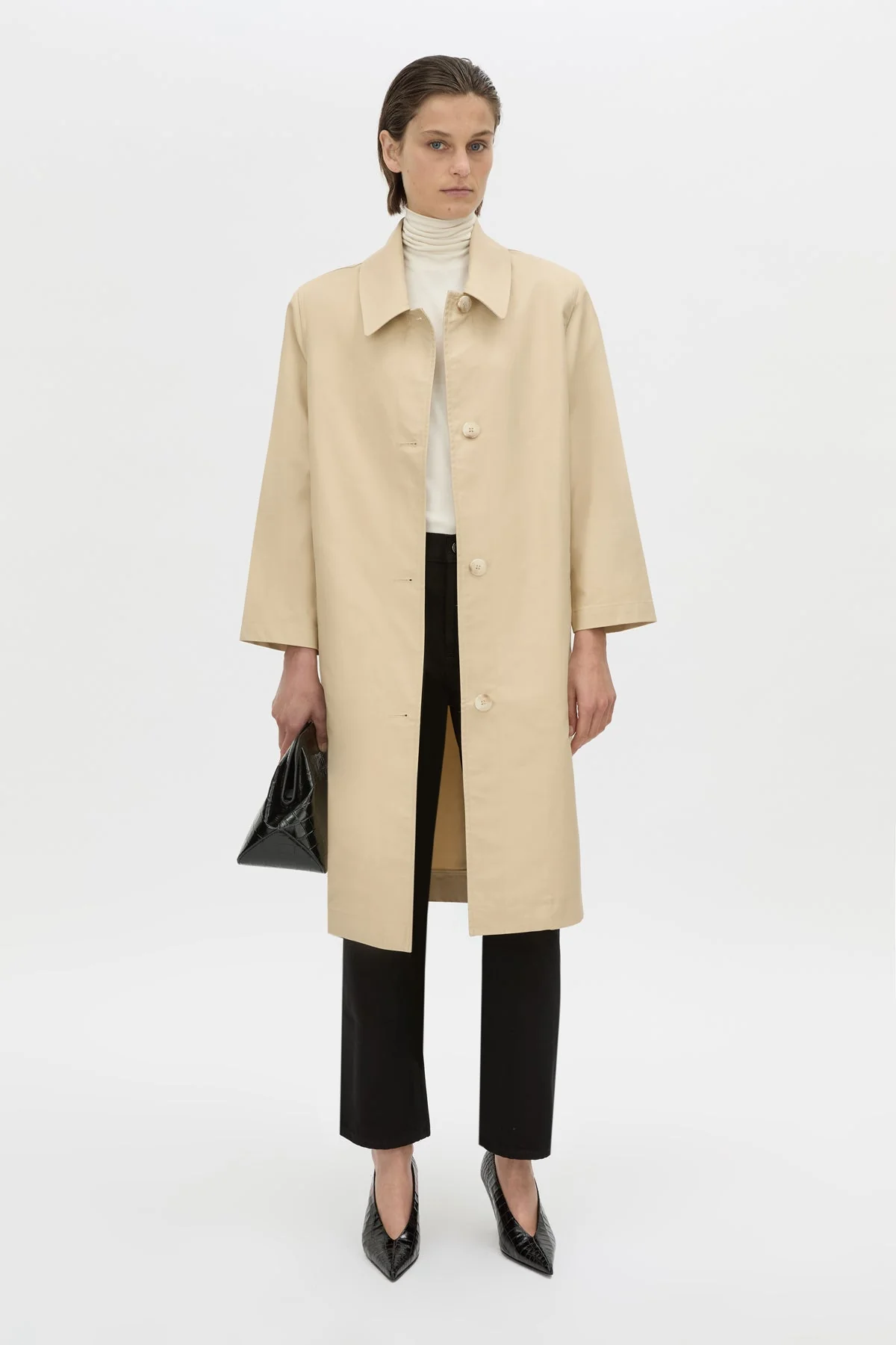 Florent Mid Length Pea Coat - Image 3