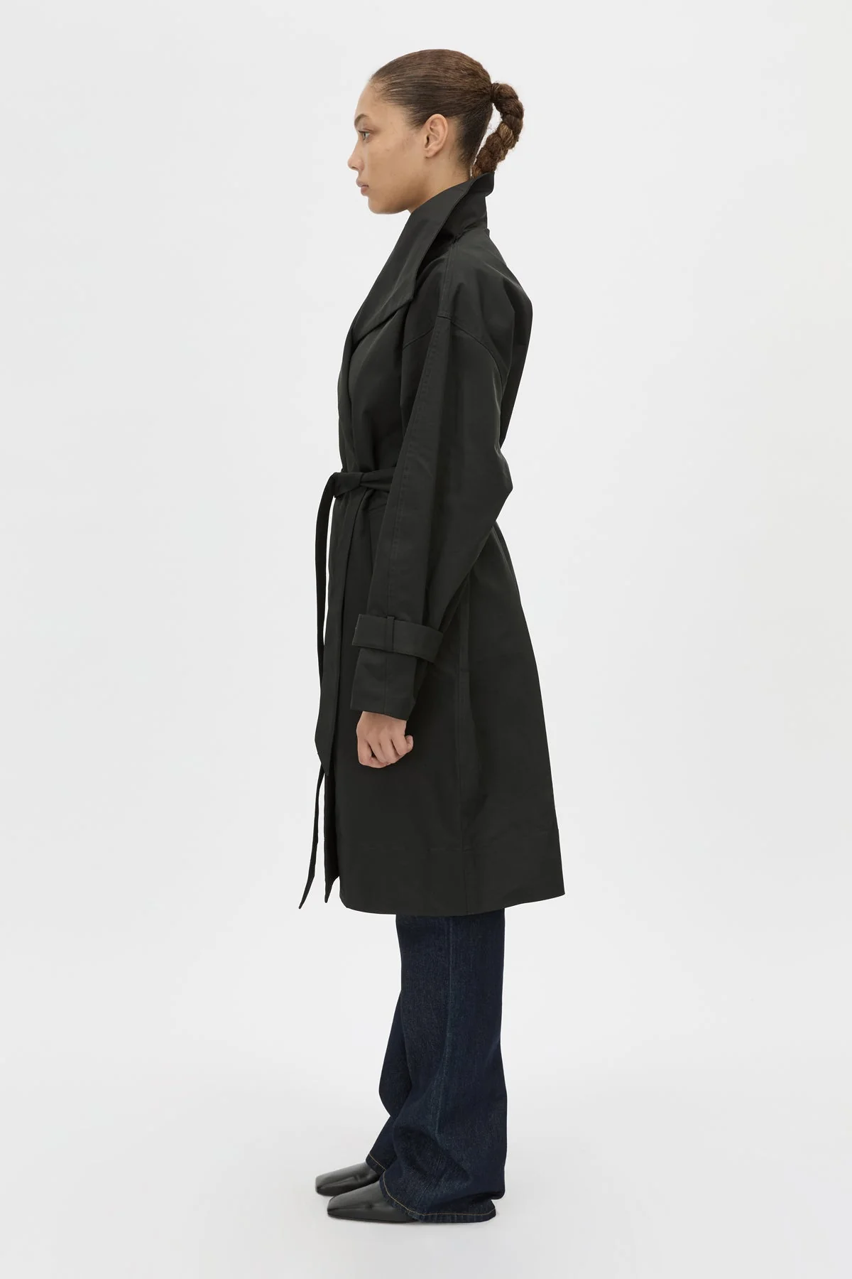Gia Funnel Neck Coat - Image 4