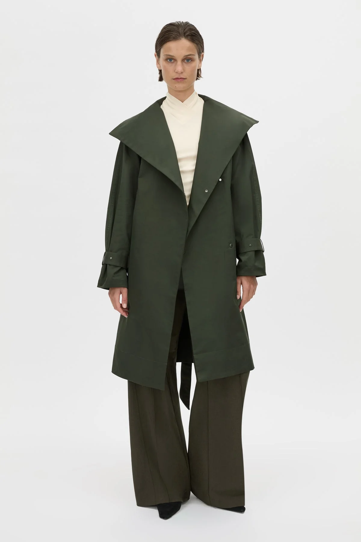 Gia Funnel Neck Coat - Image 4