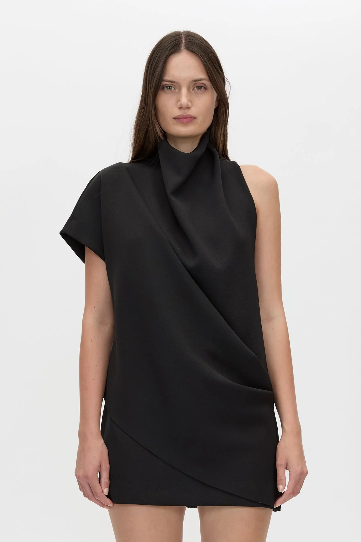 Huxley Draped Mini Dress - Image 2