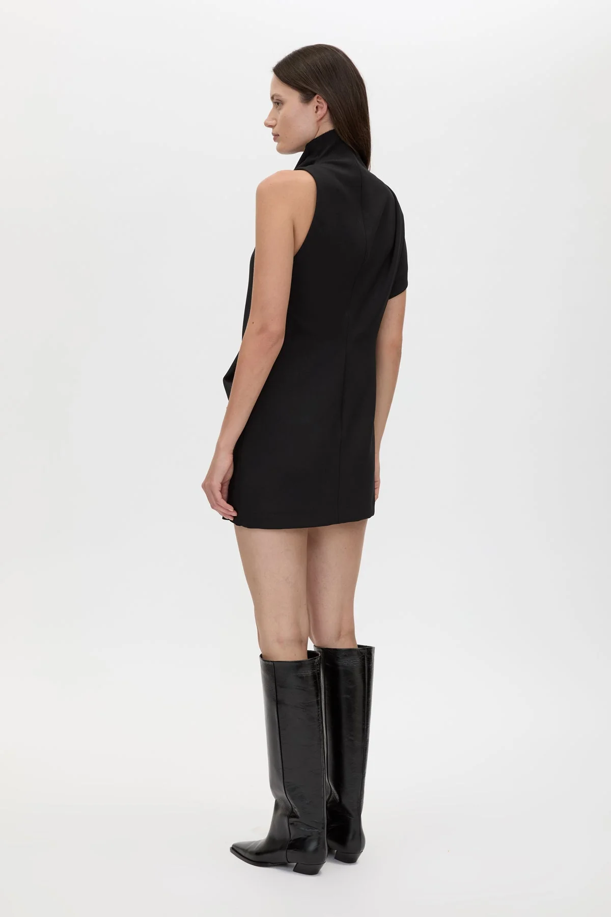 Huxley Draped Mini Dress - Image 5