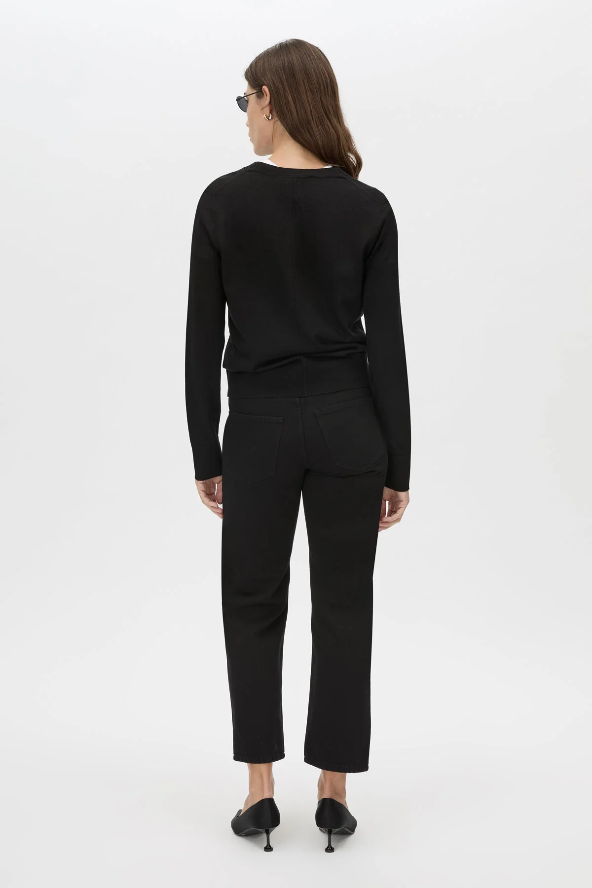 Leona Knit V Neck Sweater - Image 5