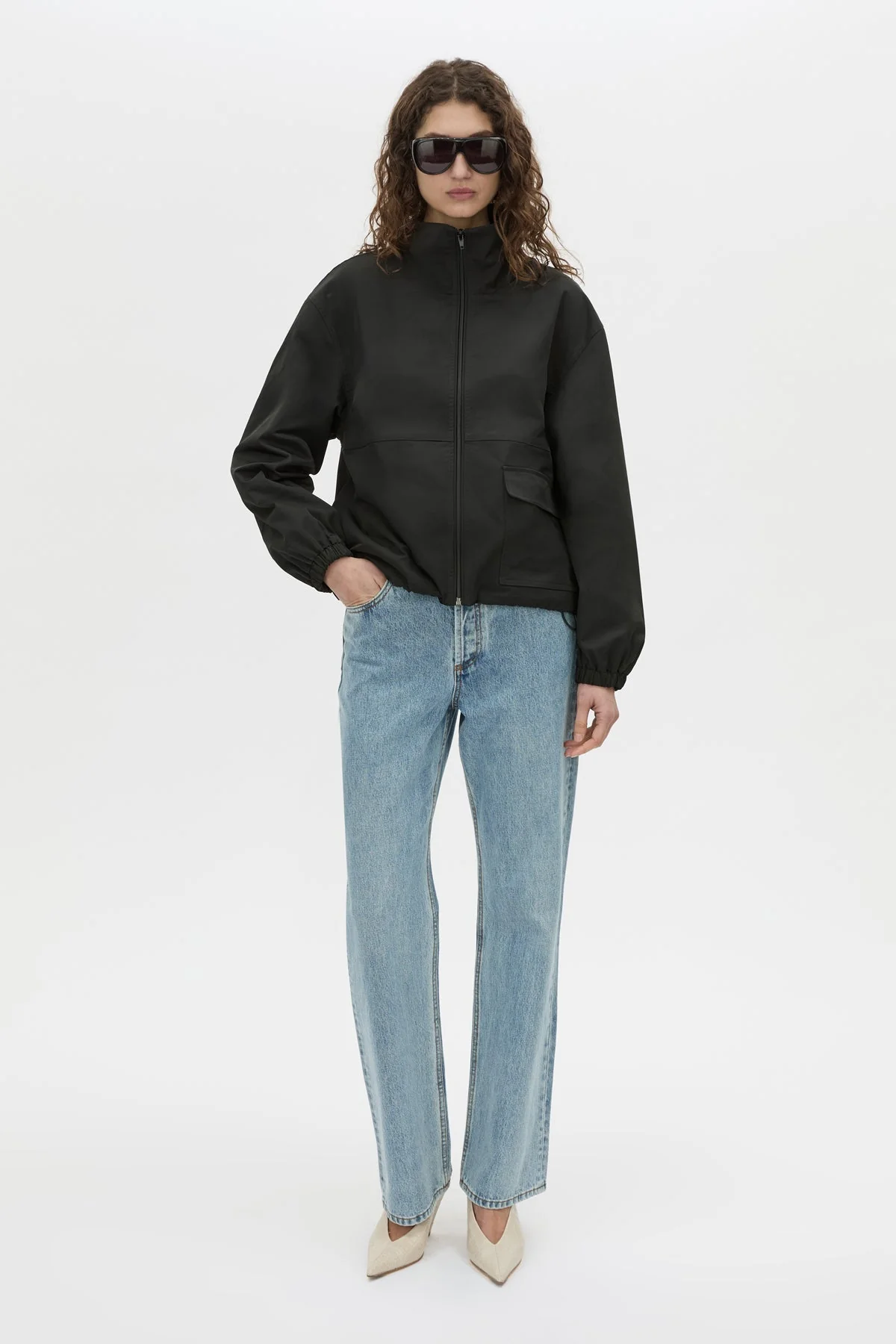 Mahdavi Funnel Neck Jacket