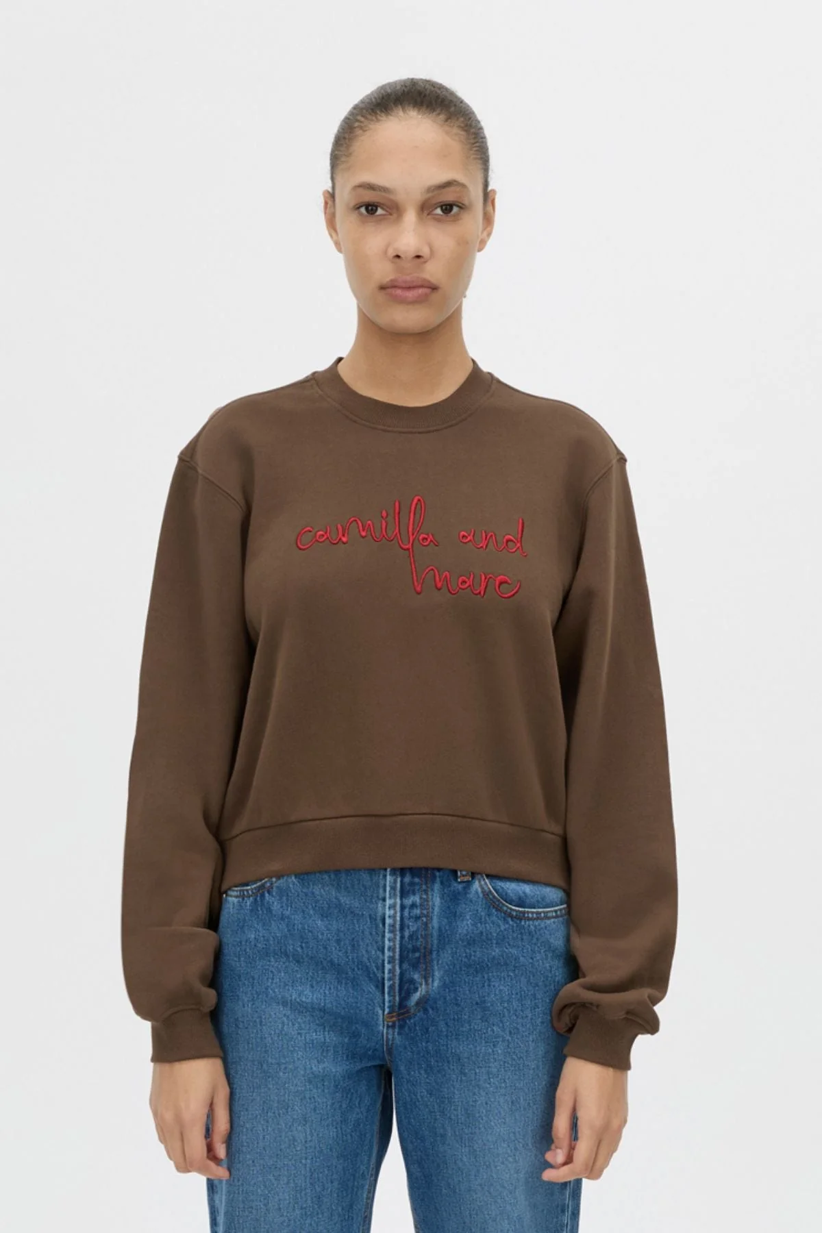 Maren Crop Emb Tracksuit Top - Image 2