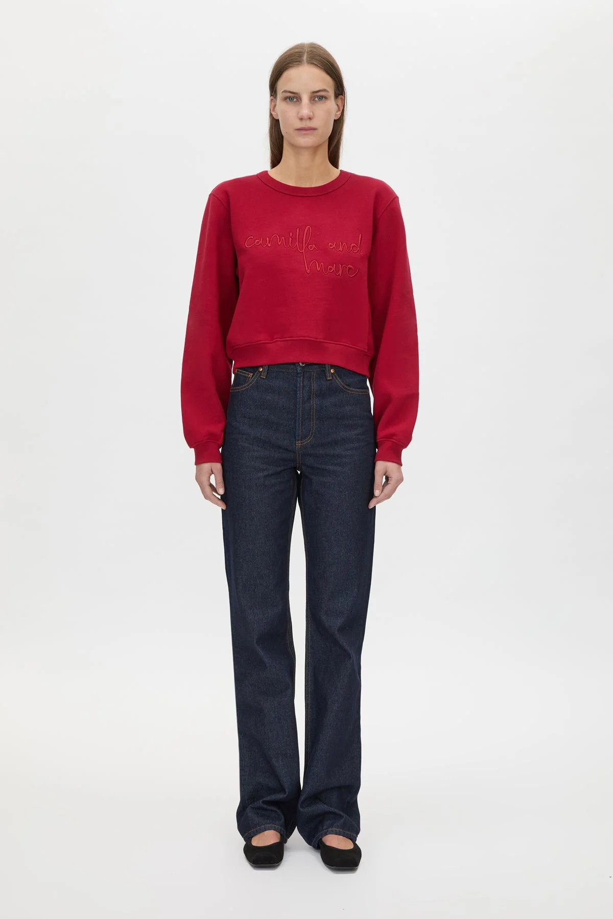Maren Crop Emb Tracksuit Top - Image 3