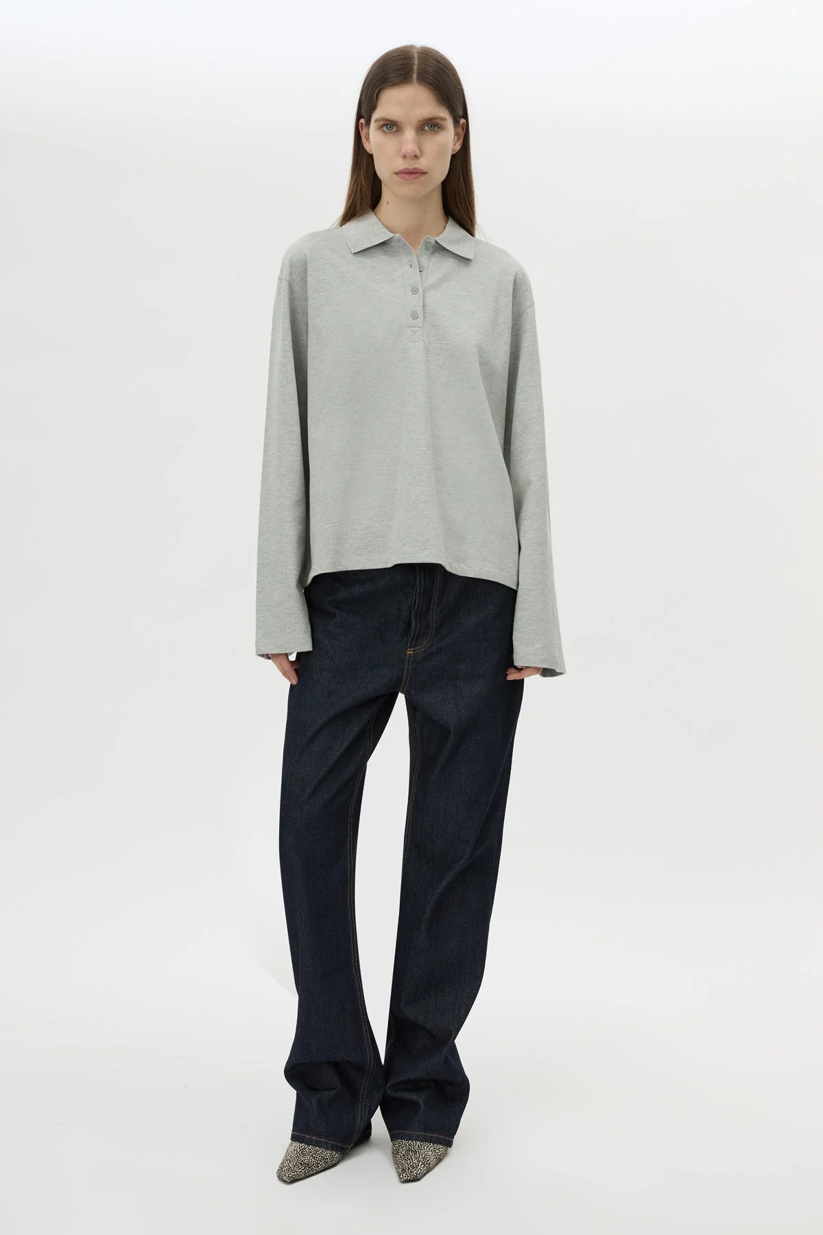 Moreno Long Sleeve Polo Top
