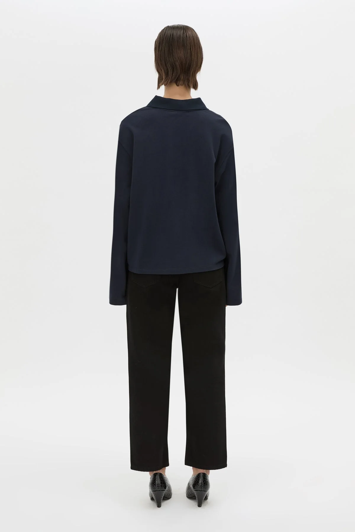 Moreno Long Slv Polo Top - Image 5
