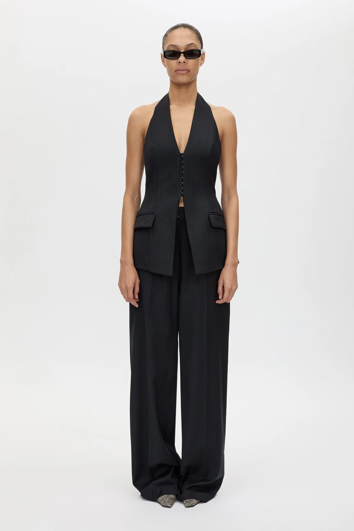 Orban Tailored Halter Top