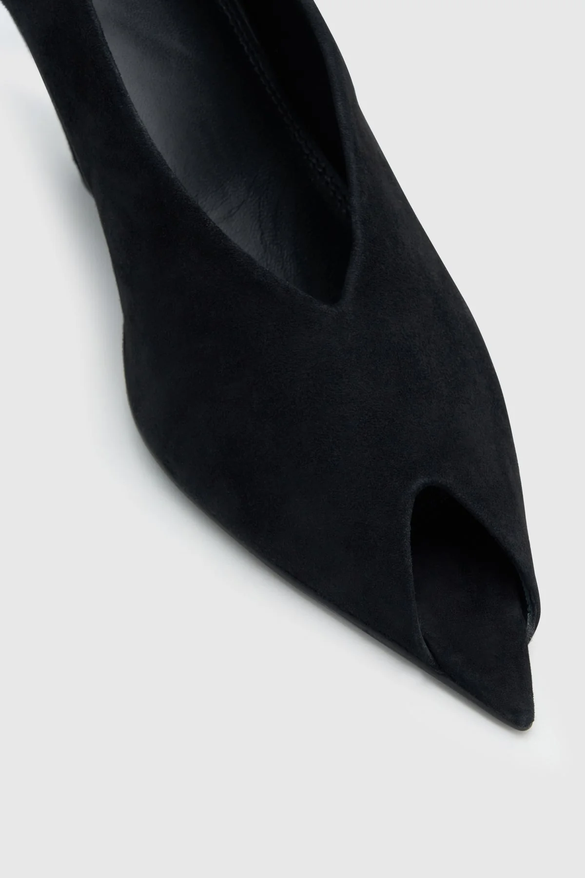 Rhys Suede Peep Toe Pump - Image 2
