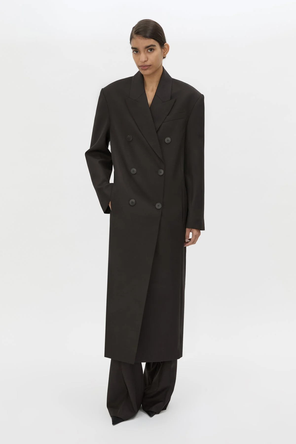 Saxony Double Breasted Coat - Image 3