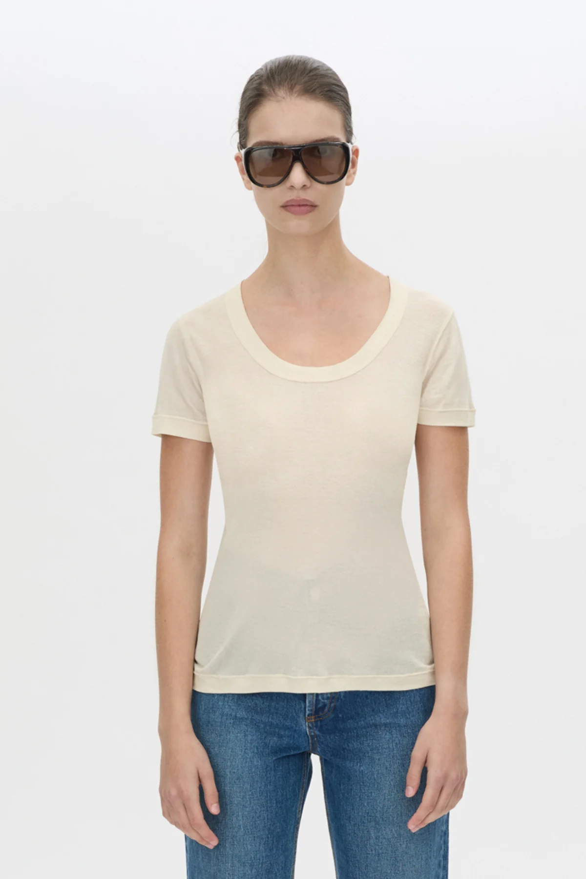 Siona Light Weight Fitted Tee - Image 2