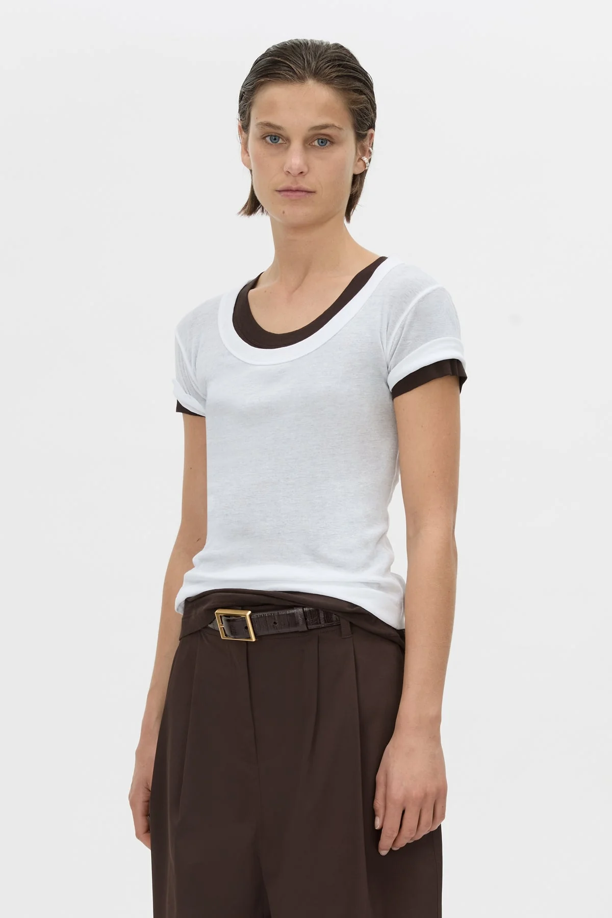 Siona Light Weight Fitted Tee - Image 2