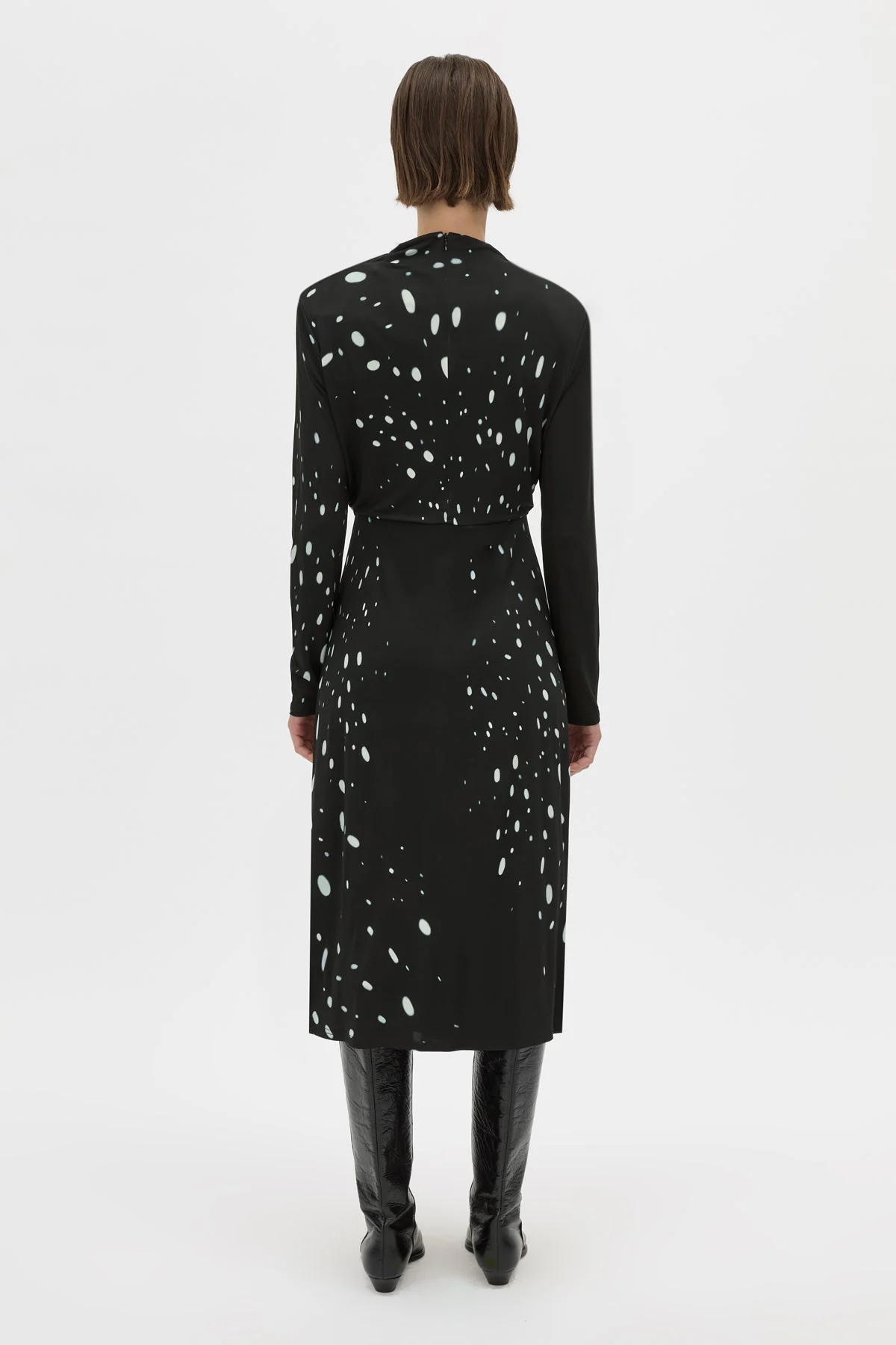 Skyward Long Sleeve Printed Dress - Image 4