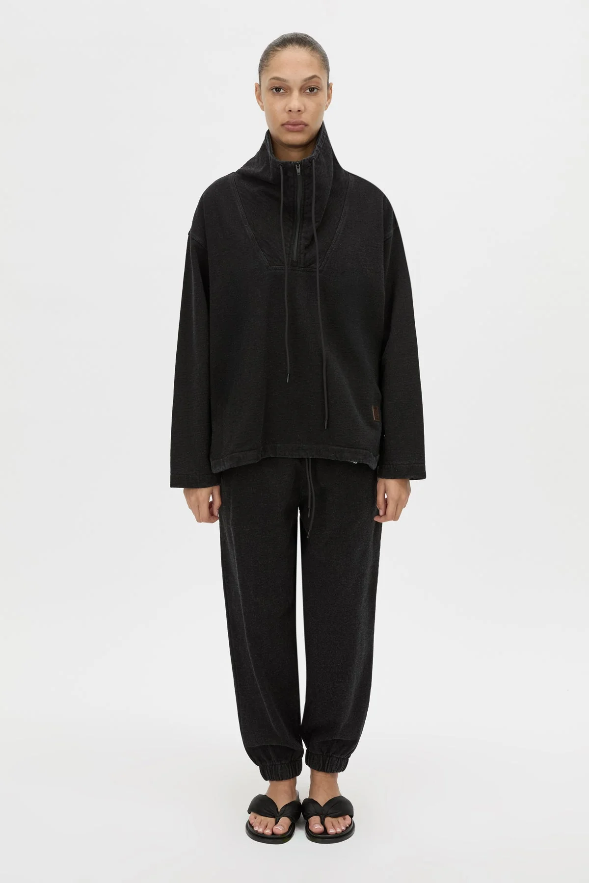 Sorrell Denim Fleece Pullover Top - Image 3