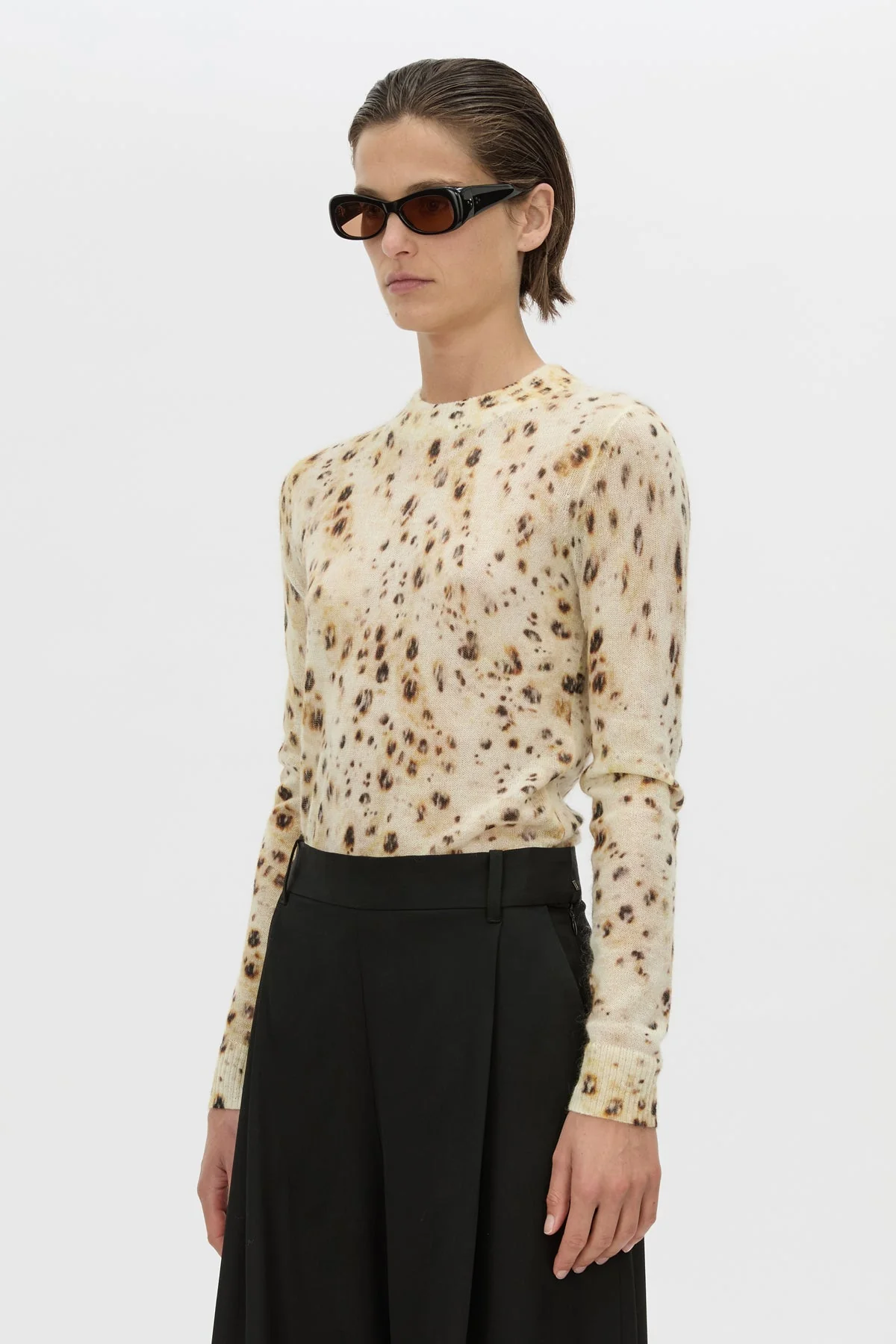 Teneva Printed Knit Sweater - Image 2