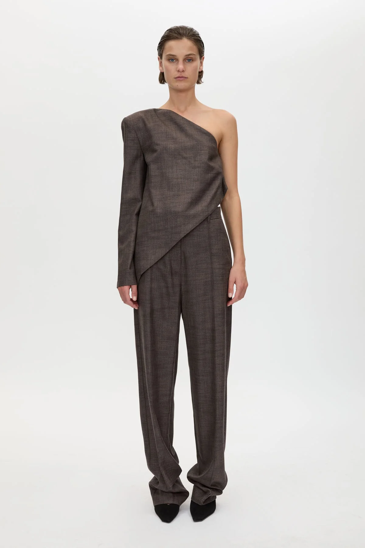 Verna Asymmetric Shoulder Top - Image 3