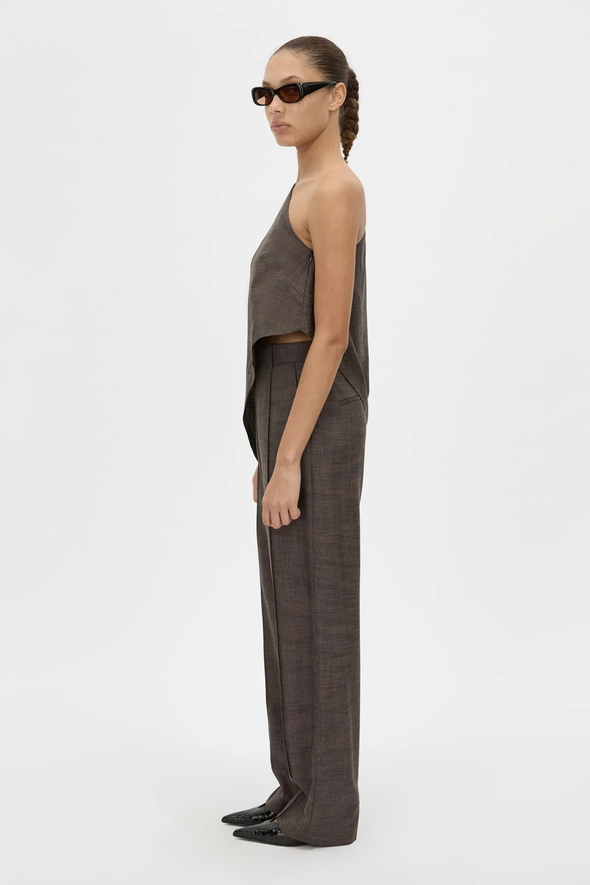 Verna Asymmetric Shoulder Top - Image 4