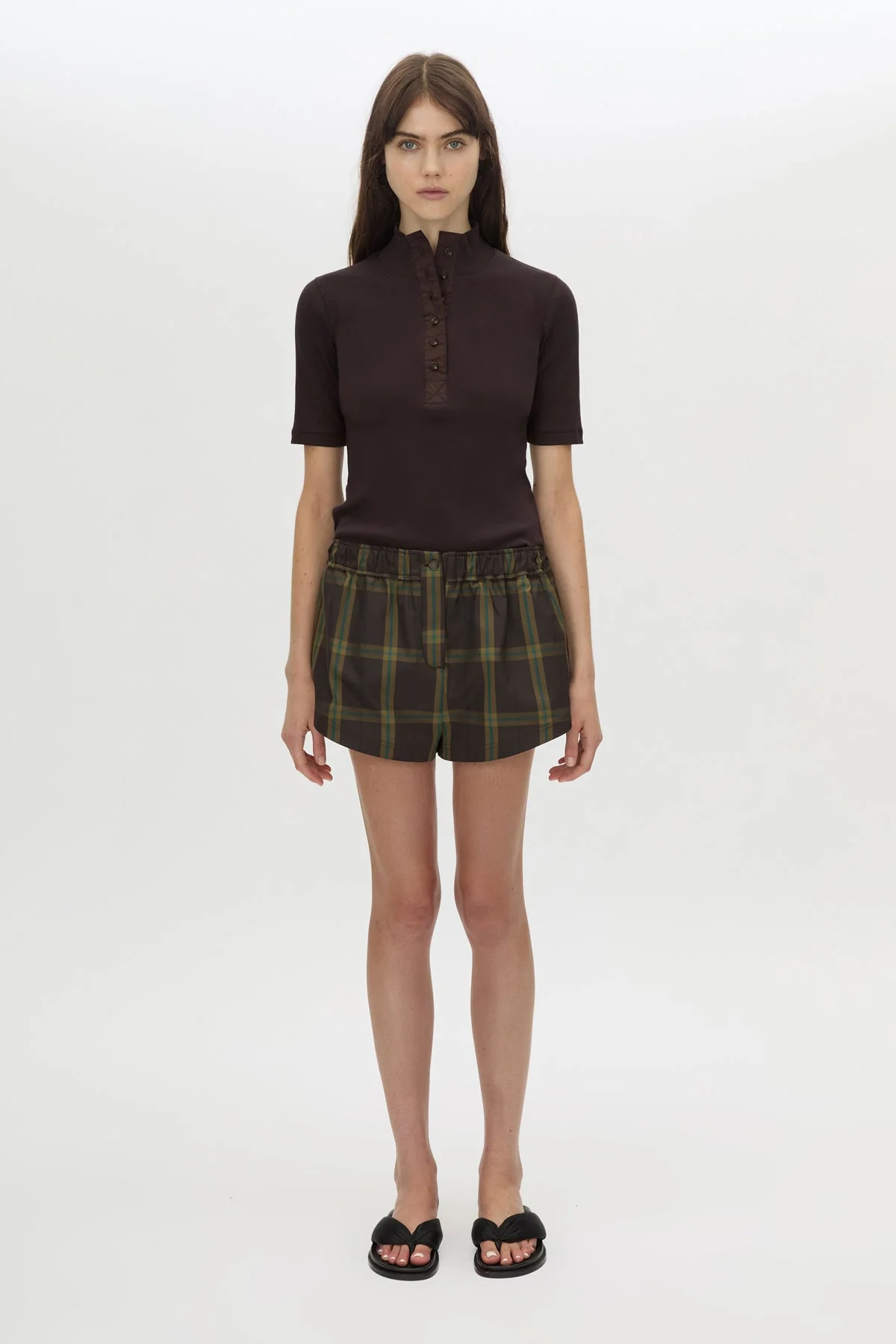 Winton Check Mini Short - Image 3