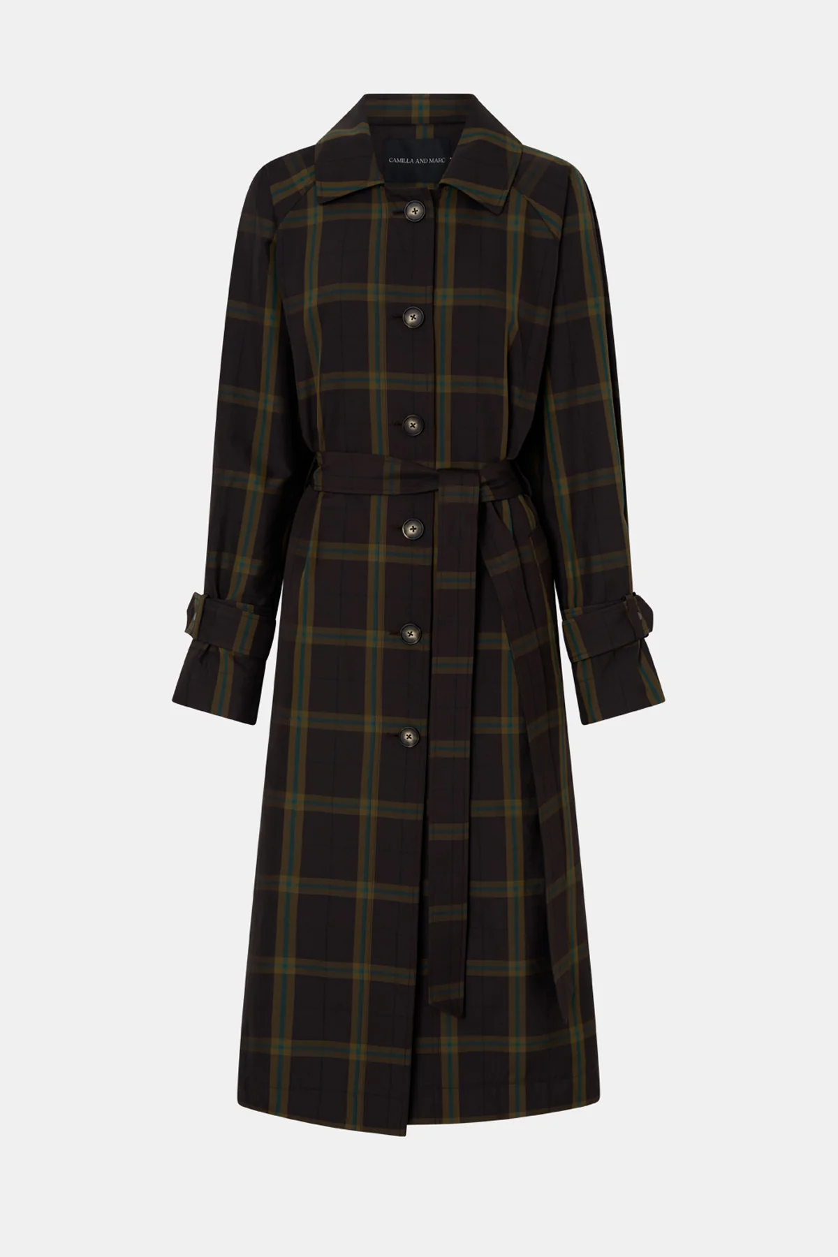 Winton Check Trench Coat - Image 6