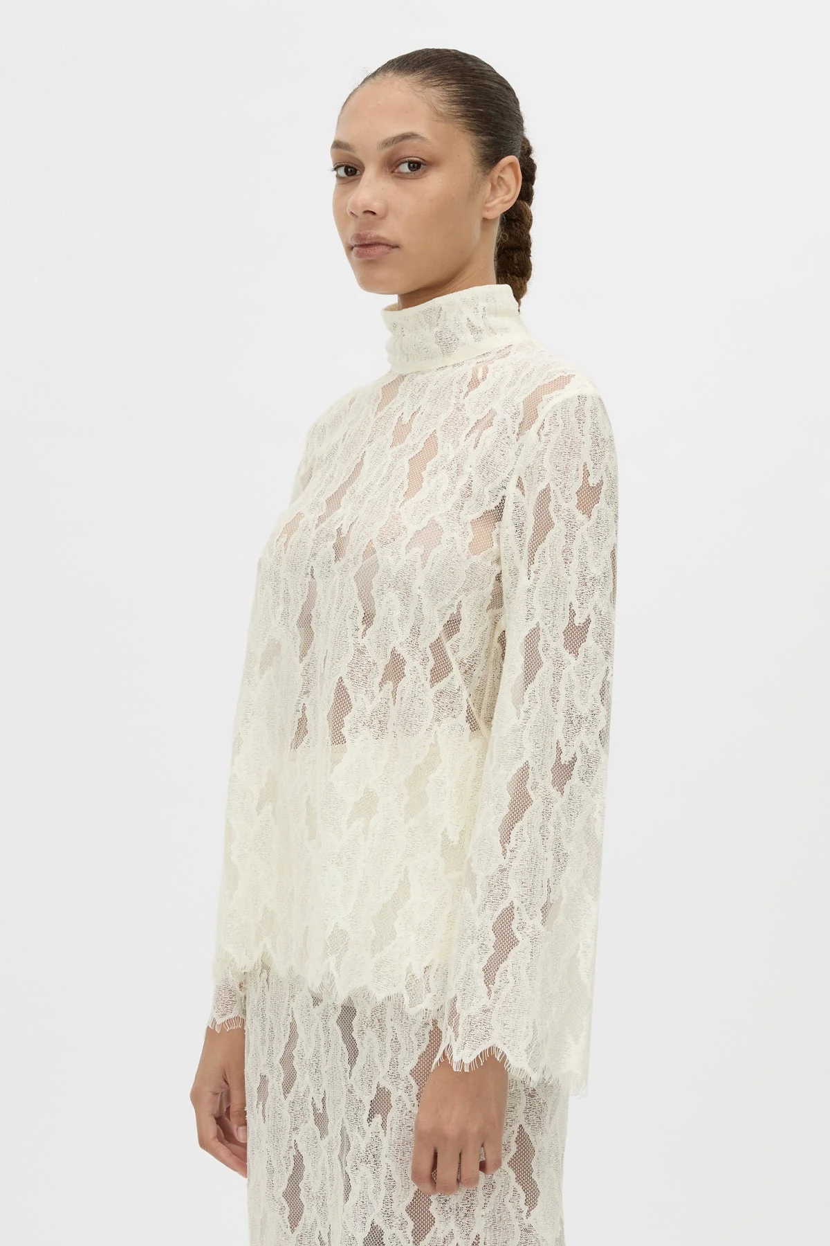 Zemira Long Sleeve Lace Top - Image 2